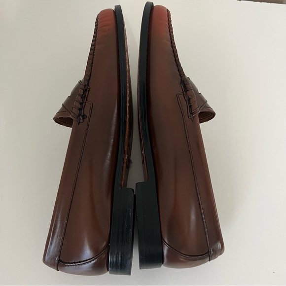 G.H. Bass Weejuns Brown Leather Ombre Whitney Loafers - Picture 5 of 9